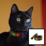 Cat Collar - Rainbow Design
