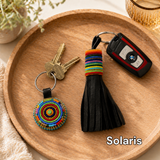 Hand-beaded Leather KeyChains & KeyRings