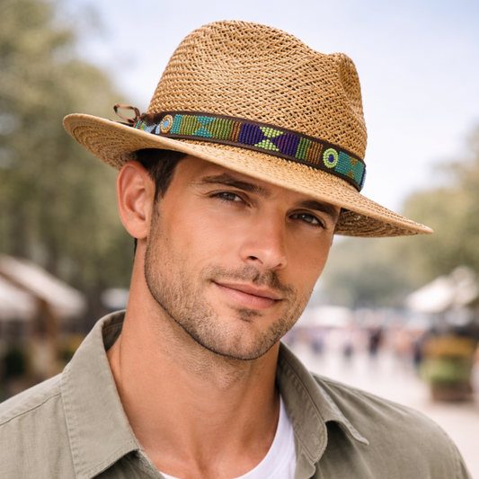 HatBand Peacock Design