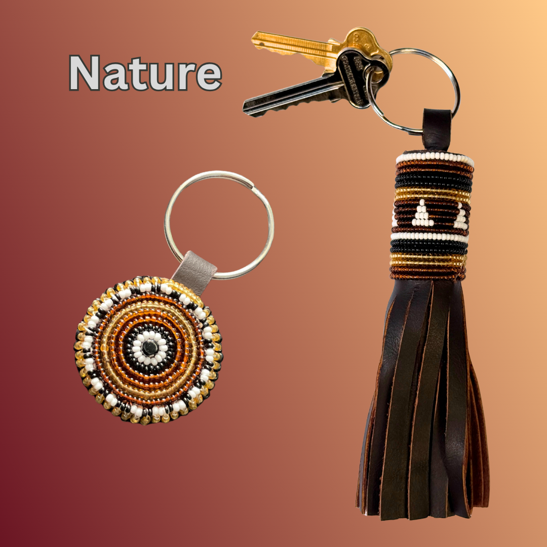 Key Rings Chains Fobs (Round or Tassel Design)