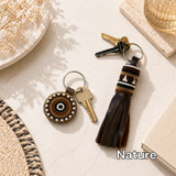 Hand-beaded Leather KeyChains & KeyRings